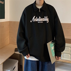 港风男装休闲发泡立体印花秋装百搭POLO衫G150-P6078，男装Polo衫，电商A132（原电商B245）