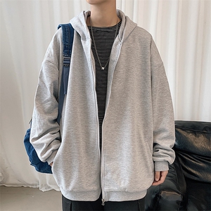 KS21187-P38 加绒-P43 连帽开衫卫衣男运动外套大码班服图片