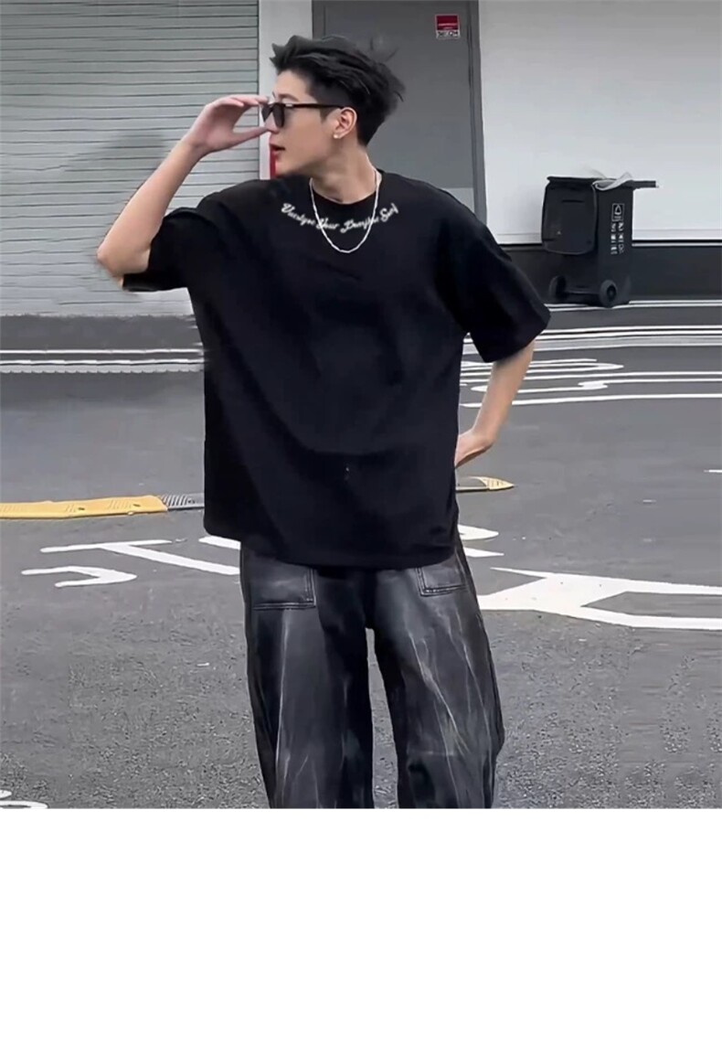 XZ809A/BBBT11/P20/控38重磅印花美式复古圆领T恤,男装T恤,星座809A(原222-1)