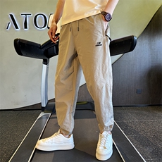 男士休闲裤夏季新款时尚百搭束脚裤运动长裤子男K25076-P68，女装休闲裤，电商A237