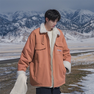 B225-W1012-P126-X158---羊羔毛外套-水洗棉95% 其他5%图片