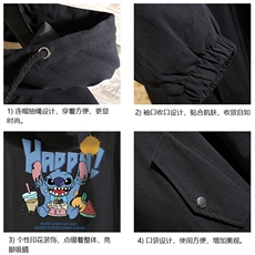 JK41077-P85加棉款-P115纯棉连帽夹克男士大码工装夹克男砖墙，男装夹克，电商A040A