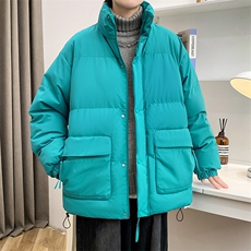 冬上新加棉加厚棉服港风宽松立领棉衣外套男女8349-P115控价158，男装棉衣，电商A441-1