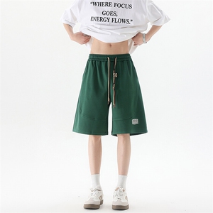 8XL-M 抖音品质特大码 ins潮流亮色休闲短裤印花五分裤DK1521P35图片