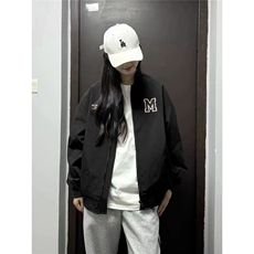 加绒加厚冬款男女立领棒球服棉袄字母刺绣面包服棉衣MY694P65，男装棉衣，星座1013-1