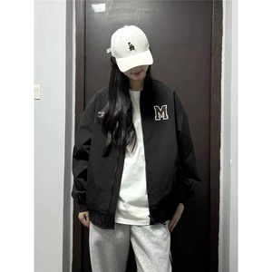 加绒加厚冬款男女立领棒球服棉袄字母刺绣面包服棉衣MY694 P65图片