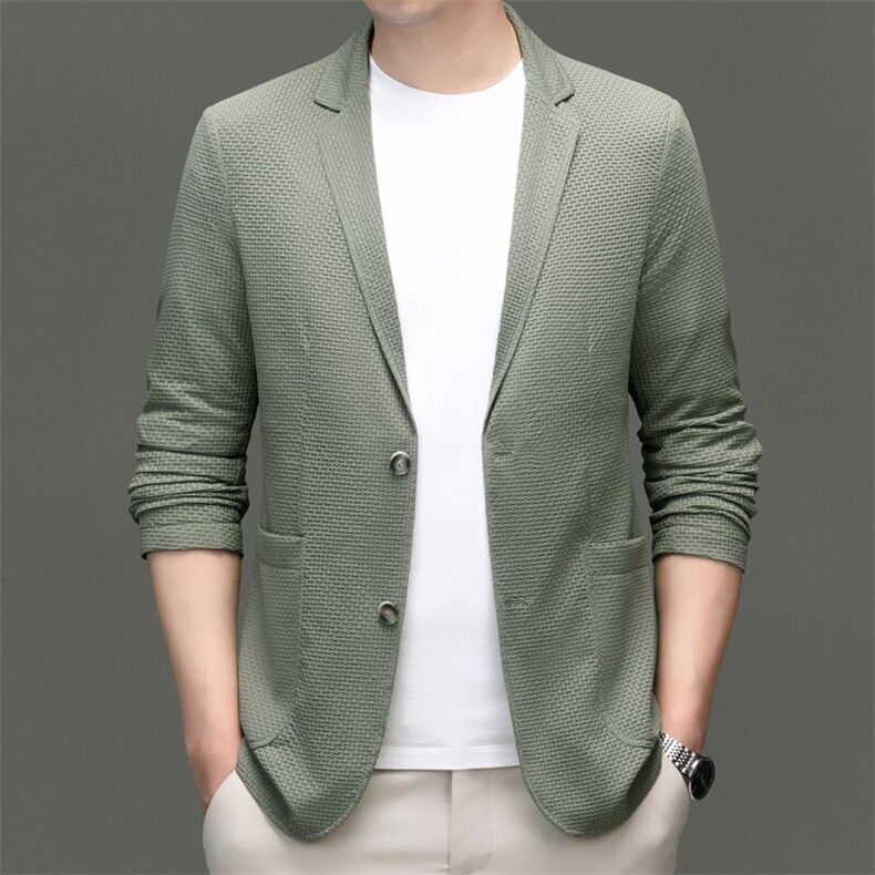 CR25128高品质泡泡纱男士休闲西装主推,男装西服,钱塘207-1