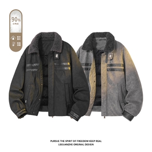 2025 冬季新款 港风白底大码90%白鸭绒羽绒服M-3XL G9901-特P259图片