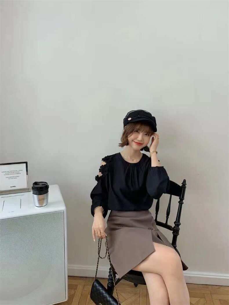 漏肩上衣，其它，Mokou陌扣