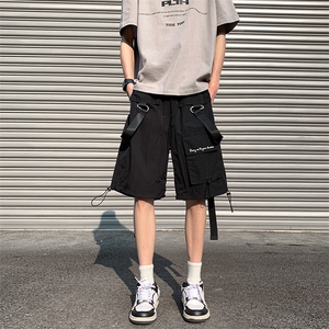 8XL-M特大码肌理感五分裤户外登山裤冲锋裤短裤男DK1502P49控68图片