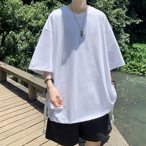 C343 P32 2024新款设计感小众t恤短袖男夏季潮牌百搭宽松上衣图片
