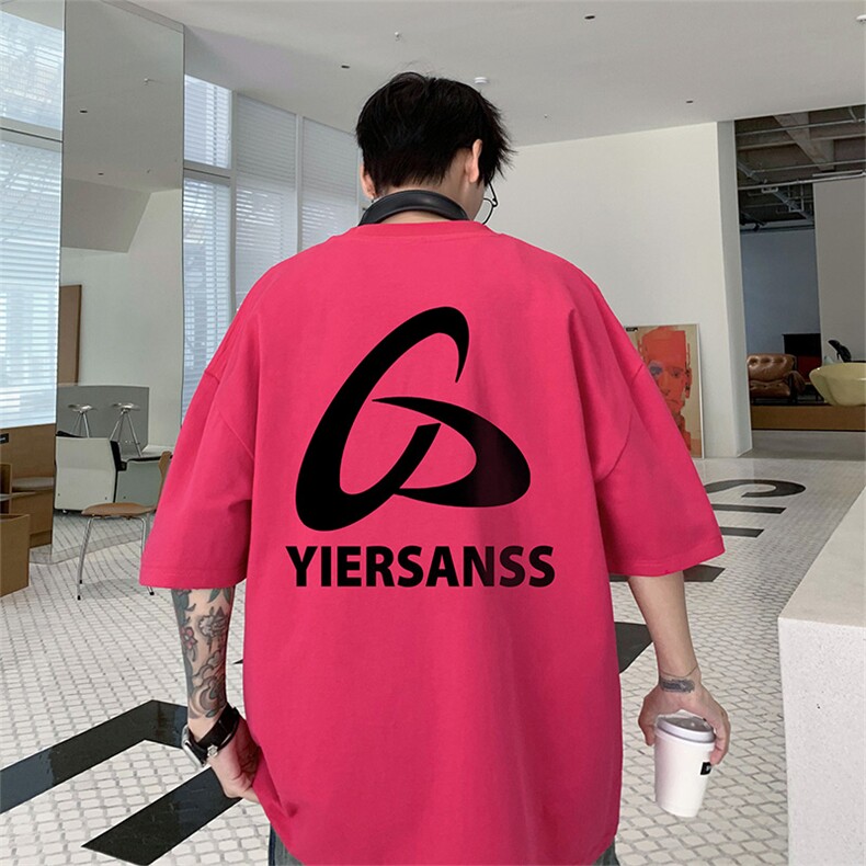 已注册短袖T恤纯棉220克T4335P25直播得物重磅280克TB4335批30,男装T恤,电商C408(原B339-1)