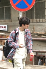 特P38无差价新款秋季百搭格子时尚长袖衬衫-HS2289港风街头，男装衬衫，电商A003