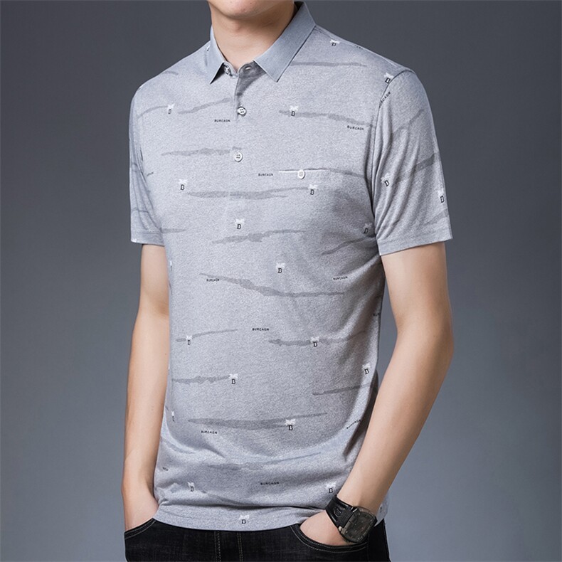 polo衫男2023夏季新款棉质翻领夏季潮流衣服时尚男士POLO男装,男装T恤,电商B212（原钱塘6029）