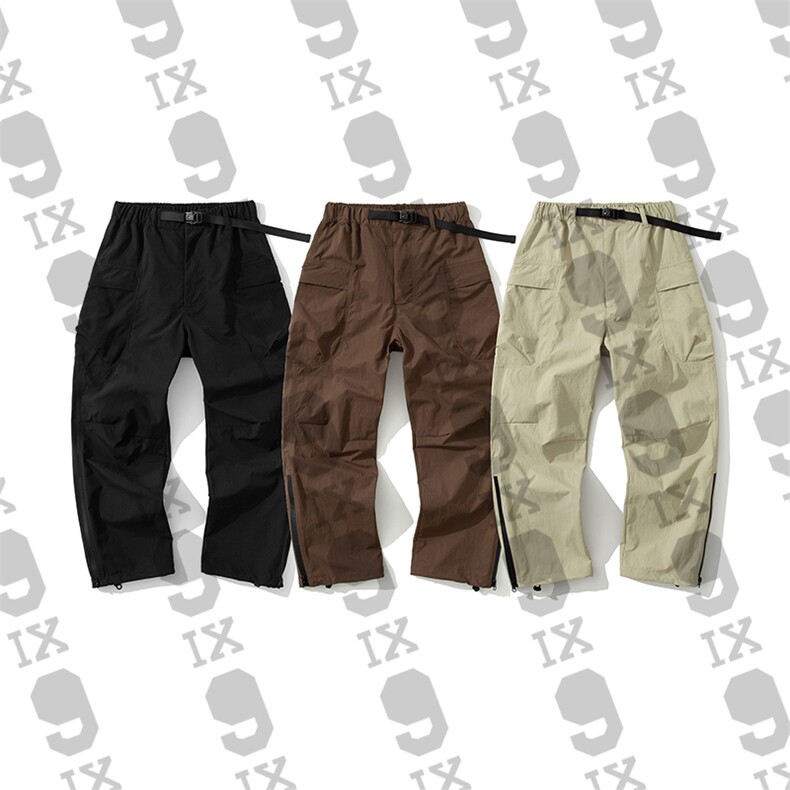 9IX蓝朋友/日系户外情侣工装裤多口袋防水防污宽松休闲裤男PE-589，男装工装外套，电商基地S007