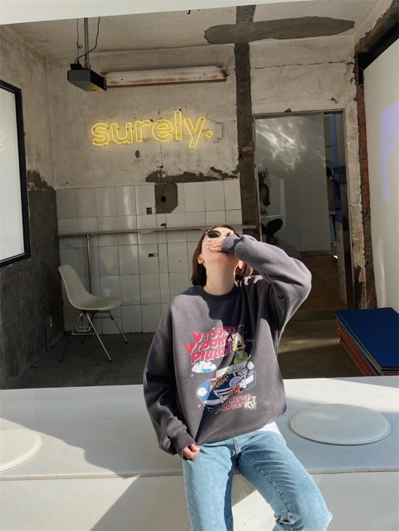 2021/加绒卫衣/NEW，女装卫衣/绒衫，潘朵拉