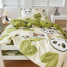 新款学生款全棉印花三件套，床品套件，一起卖家纺