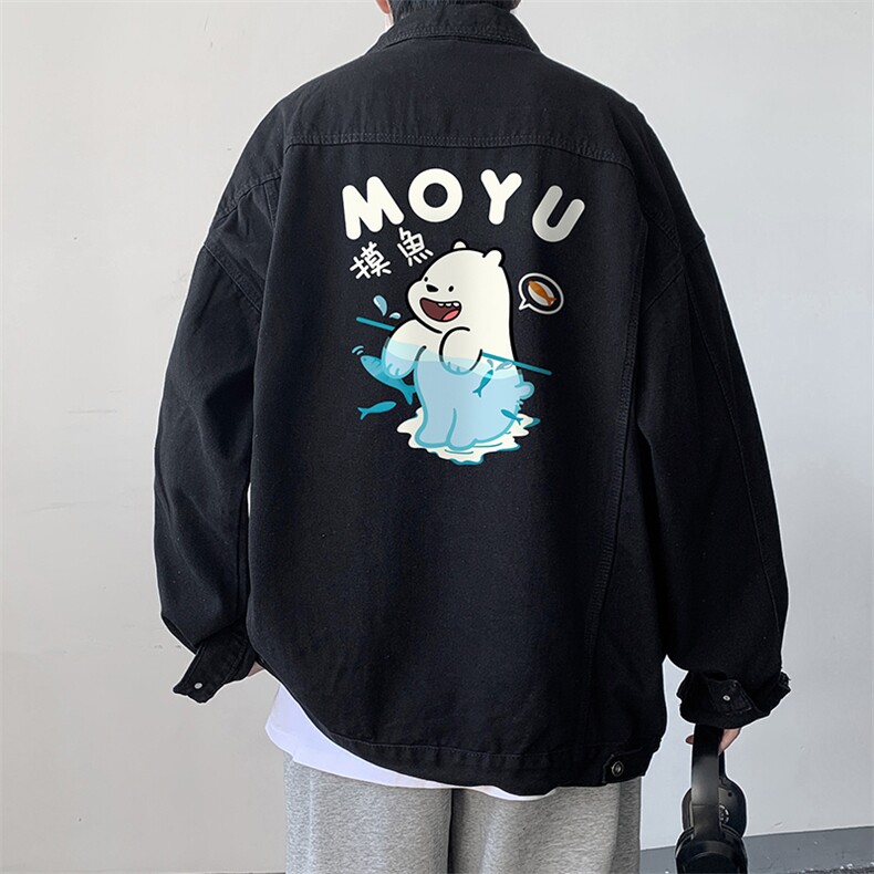 牛仔夹克男大码牛仔外套男茄克 NJ77414-P60图片