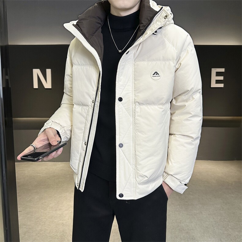 店主风2025年新款时尚连帽潮流保暖羽绒服男A236-G819-P215,男装羽绒服,电商A236