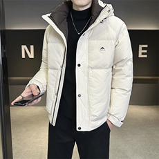 店主风2025年新款时尚连帽潮流保暖羽绒服男A236-G819-P215，男装羽绒服，电商A236