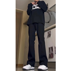 K866毛边牛仔裤