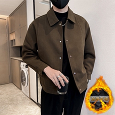 轻熟风高端呢子小伙宽松韩版外套大衣夹克男A236-JK8009-P140，男装夹克，电商A236