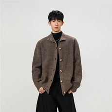 冬季立领开衫毛衣男针织衫M4120-P55，男装针织衫/毛衣，电商D202