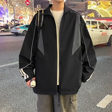冲锋衣外套男春秋户外徒步登山服夹克潮牌痞帅高级感JK1563-P80，男装夹克，星座308B-2