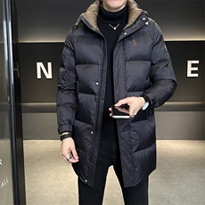 L-4XL9988-P185现货中长款连帽棉衣男，男装棉衣，电商B321-1
