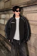 405A美式立领夹克棉衣印花反光条设计棉服MY25810-特批90控168，男装夹克，星座405A