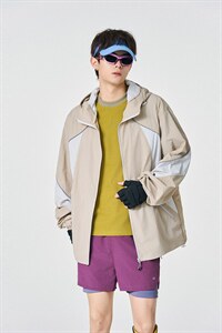 UPF50+有报告 凉感轻薄透气宽松大码潮流防晒服 DQC658-P48图片