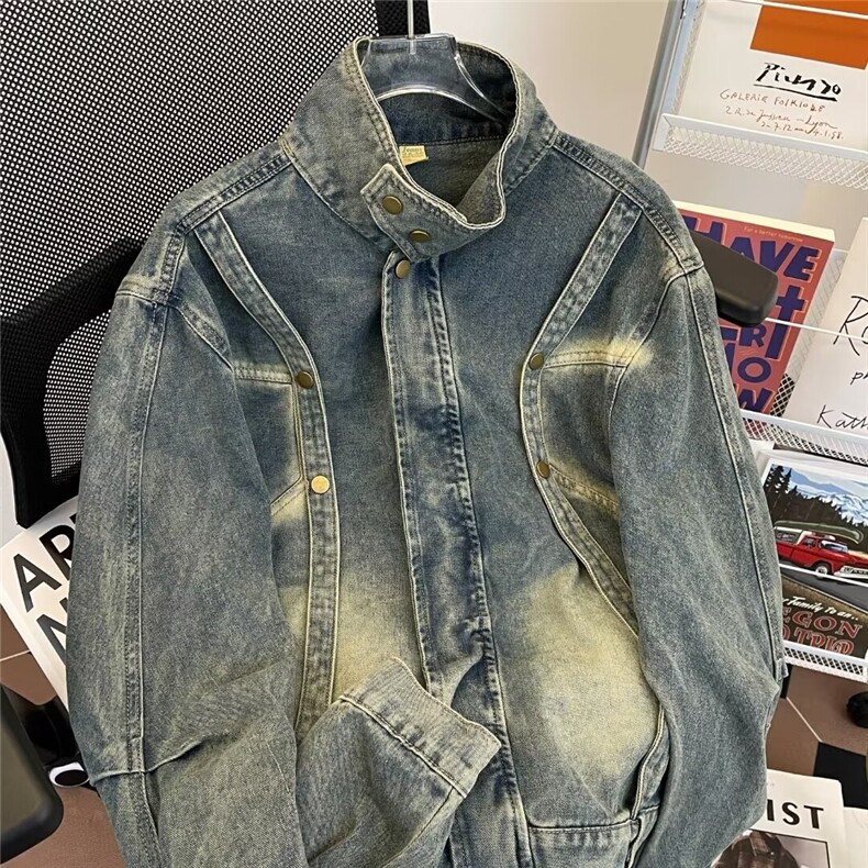 秋季新款美式复古夹克水洗外套N8617P78,男装夹克,星座1116-2