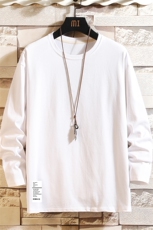 TX3045-P25纯长袖t恤男大码圆领打底衫体恤上衣服，男装T恤，电商A040A