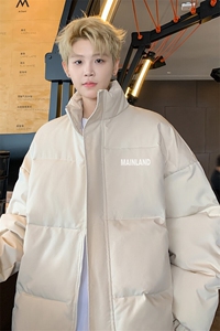 ！2025冬季新款男士字母印花棉衣百搭棉服外套MY309特P55图片