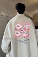 麂皮绒夹克男大码立领褂子外套JK85310-P68加绒款-P78，男装夹克，电商A040