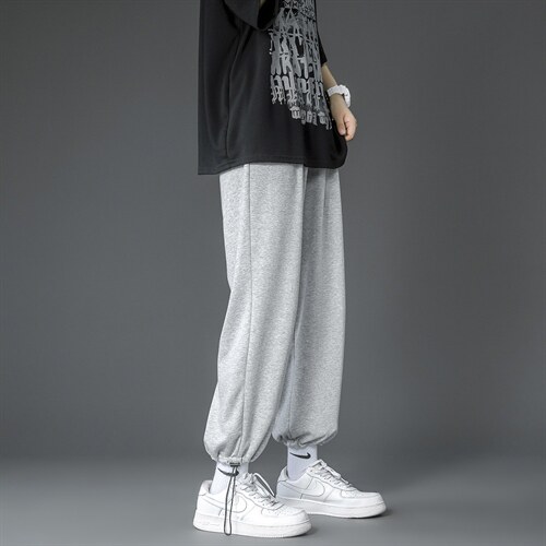 主推有大码(S-5XL）夏季薄款宽松休闲卫裤九分裤男A01特P25-限48，男装休闲裤，电商B377