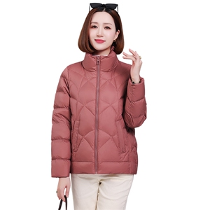 时尚保暖女款棉服 冬季新款长袖宽松立领外套图片
