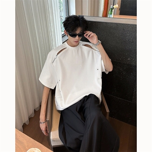 夏季美式高街ins解构短袖T桖货号TX25178P45图片