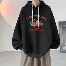 连帽卫衣男大码运动服帽衫外套WY2325-P35加绒款-P40，男装卫衣，电商A040