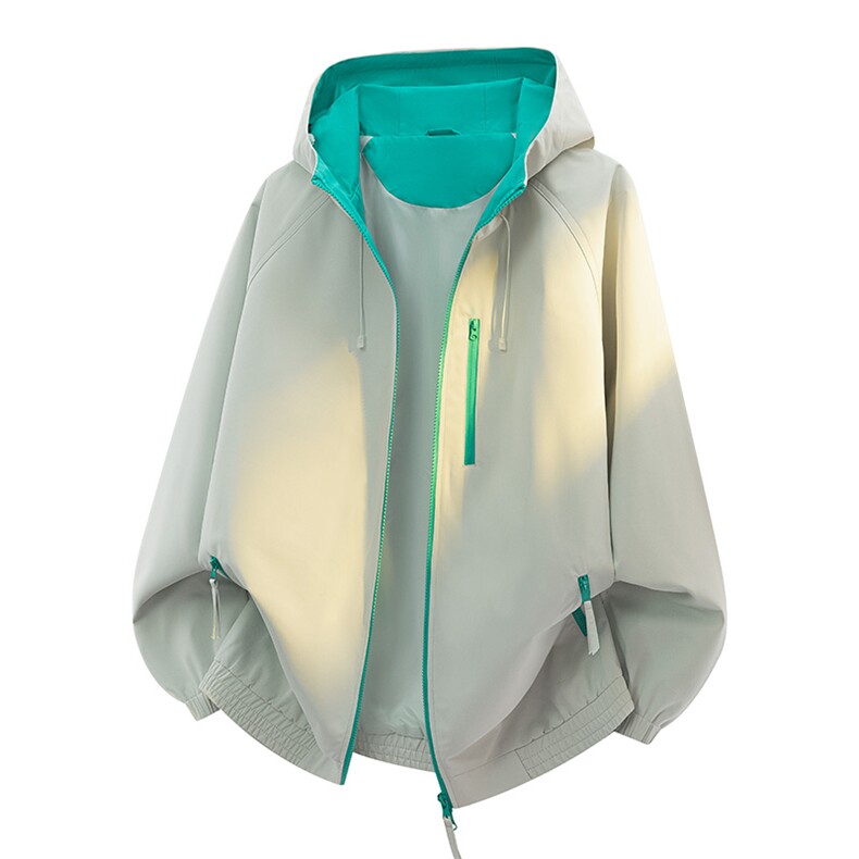 美式高街户外骑行登山服防水防风宽松大码潮百搭夹克外套8601-P55,男装夹克,电商B306