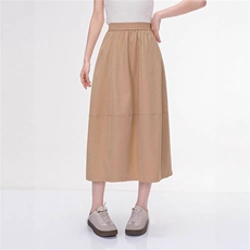 夏季新款简约女士松紧腰半身花苞裙宽松百搭显瘦时尚休闲半身裙，女装半身裙，臻维羊绒