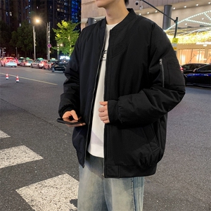 棒球服外套男女棉服美式潮牌复古高级感男装宽松飞行员M0822-P98图片