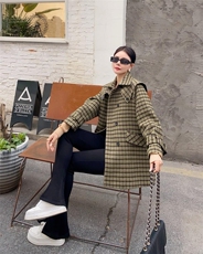 冬季新款，龟背可拖卸羊毛大衣，其它，佐妍千黛