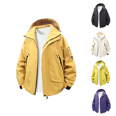 25新款男士山系风连帽工装外套冲锋衣男女防风户外登山服2518-P40，男装夹克，星座1402-1