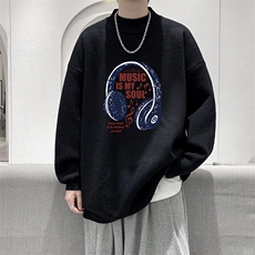 半高领毛衣男大码胖子针织衫毛线衣M18422-P45加绒款-P65，男装针织衫/毛衣，电商A040