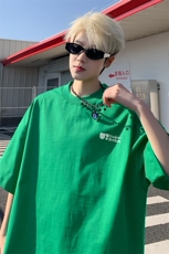 新款港风抖音直播短袖T260克TB5157批28纯棉220克T5157P23控38，男装T恤，电商C408(原B339-1)