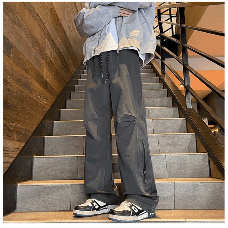 M677-P38美式户外机能防水冲锋裤男冬季高街工装宽松直筒裤子,男装休闲裤,星座603-2