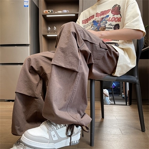 B225-K2421-P68-X88工装裤夏季男薄款美式高街降落裤子高级感宽松图片