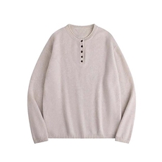 2025年秋季新款半开领设计时尚休闲简约风，女装针织衫/毛衣，珍珑羊绒