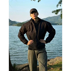 网图有货夹棉秋冬美式三防立领男工装教练廓形飞行夹克A966-P62，男装夹克，星座1505